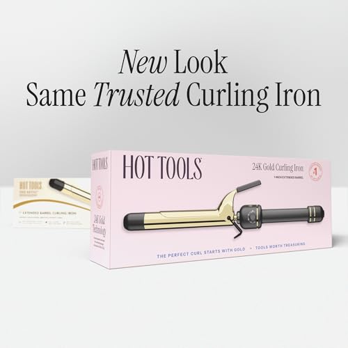 Hot Tools Pro Artist 24K Gold Extended Barrel Curling Iron