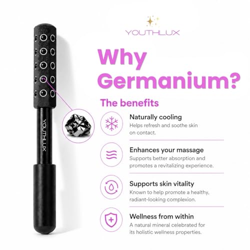 Germanium Stone Facial Roller for Lifting & Beauty Massage