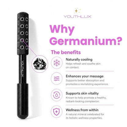 Germanium Stone Facial Roller for Lifting & Beauty Massage