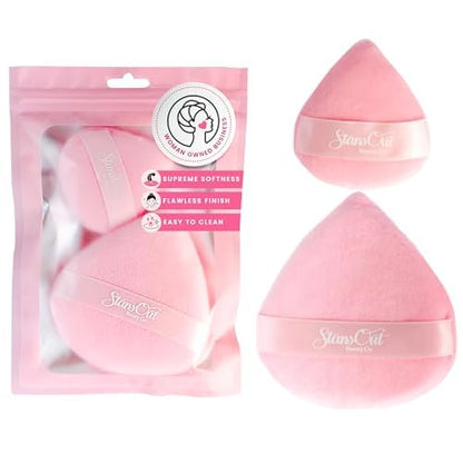 Memory Foam Makeup Blending Sponges for Liquid, Cream & Powder Foundation Finish