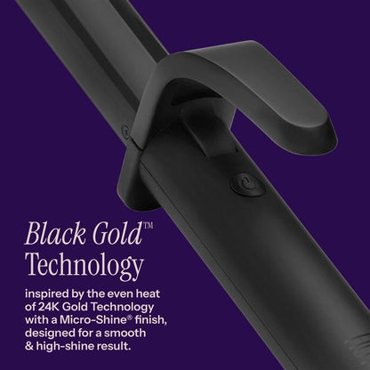 HOT TOOLS Pro Artist Black Gold Digital Curling Iron