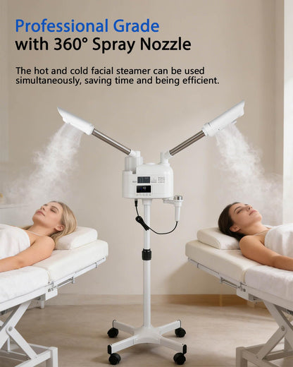Professional Facial Steamer with Fast Heating for Salon & Home Skincare Use