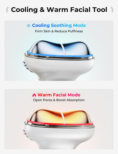 7-in-1 LED Face Sculpting Tool with Hot & Cold Therapy Gua Sha
