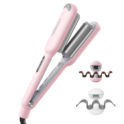 3-Barrel Hair Waver with Ionic Ceramic Technology for Beach Waves