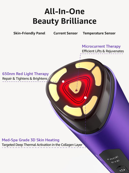 VITALY 3 in 1 Skin Tightening Device,Facial Massager
