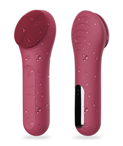 Ultrasonic Facial Cleansing Brush - Waterproof Rechargeable Face Scrubber