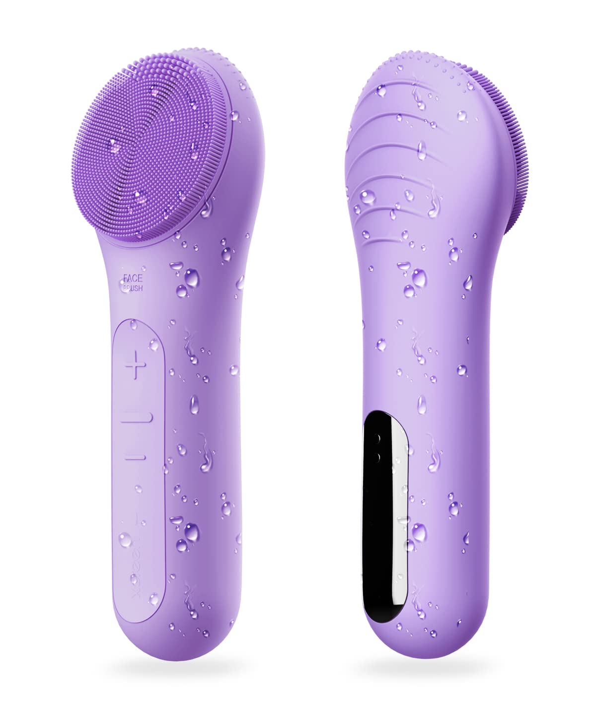 Ultrasonic Facial Cleansing Brush - Waterproof Rechargeable Face Scrubber