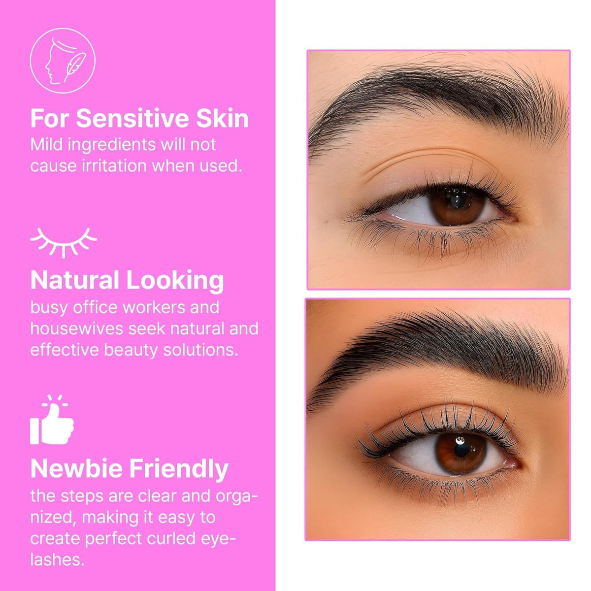 Lash Lift & Brow Lamination Kit for Eyelash and Brow Styling