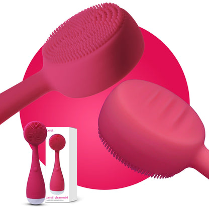 Smart Facial Cleansing Device with Silicone Brush & Skin Massager