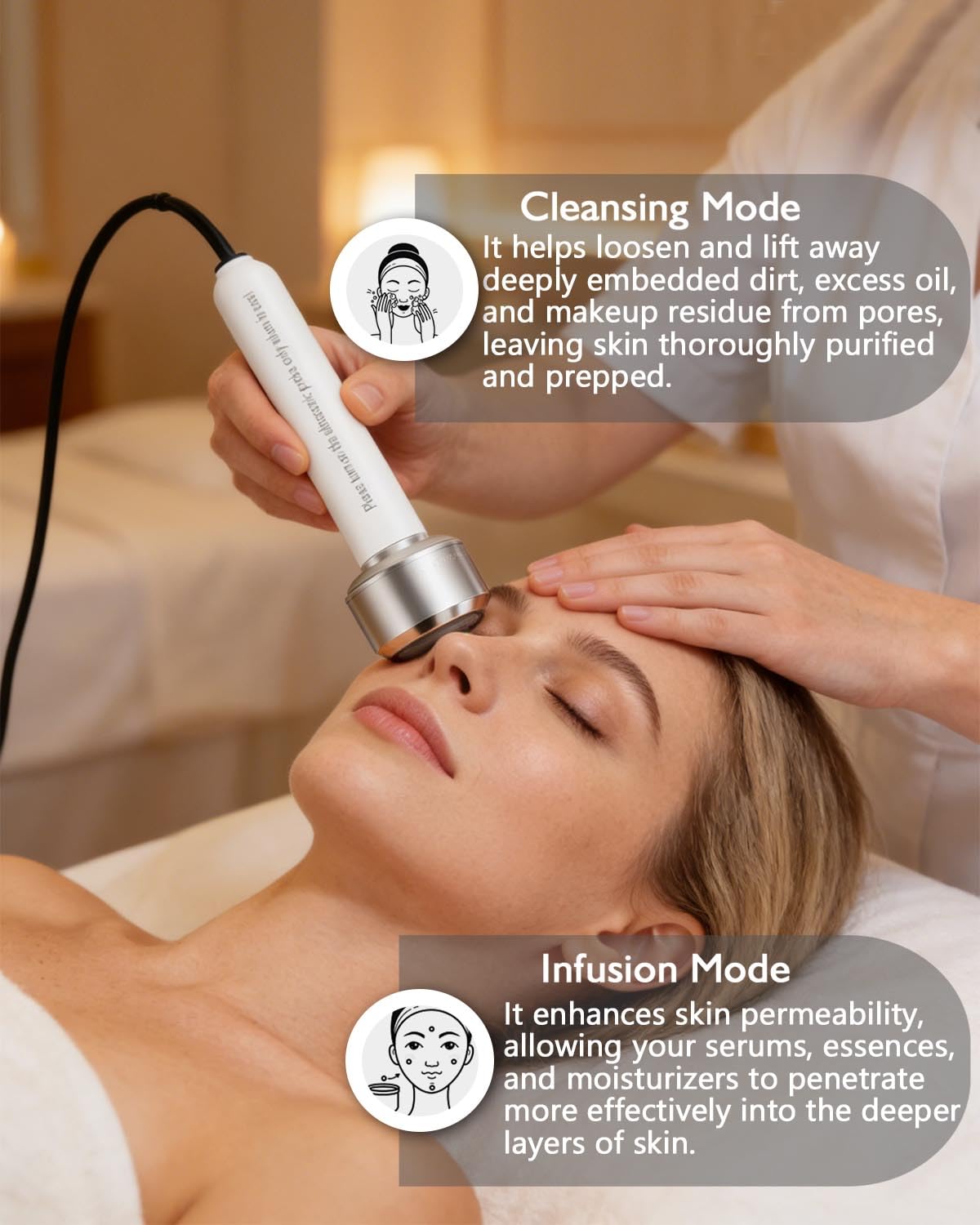 Professional Facial Steamer with Fast Heating for Salon & Home Skincare Use