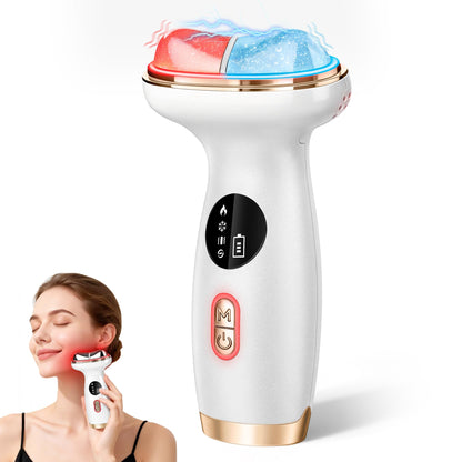 7-in-1 Red Light Facial Massager with Hot & Cold Gua Sha Therapy
