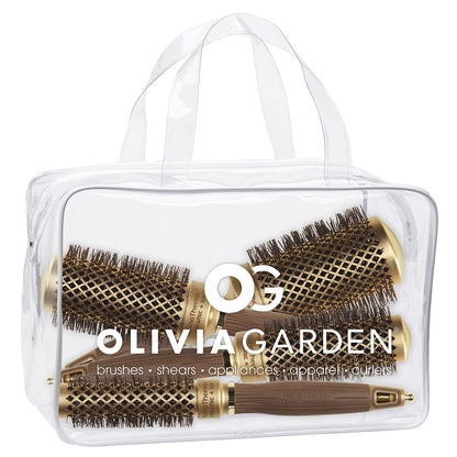 Ceramic Ionic Round Thermal Hair Brush for Professional Blowouts