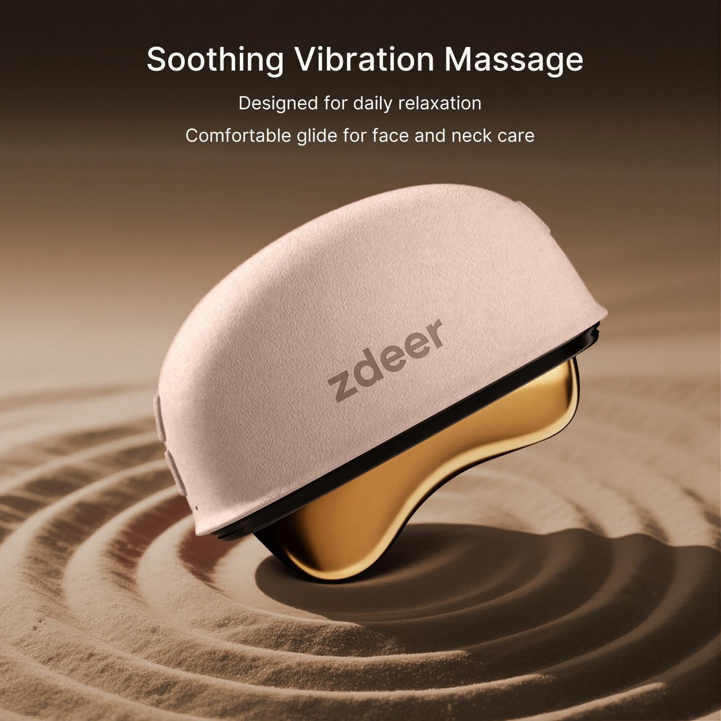 LED Red Light Therapy Face Massager with Heated Gua Sha Sculpting Tool
