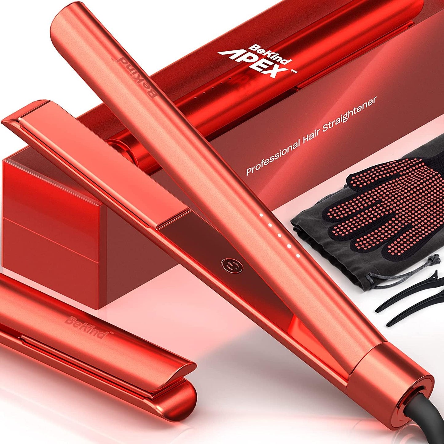 2-in-1 Hair Straightener & Curler with Fast Heating for All Styles