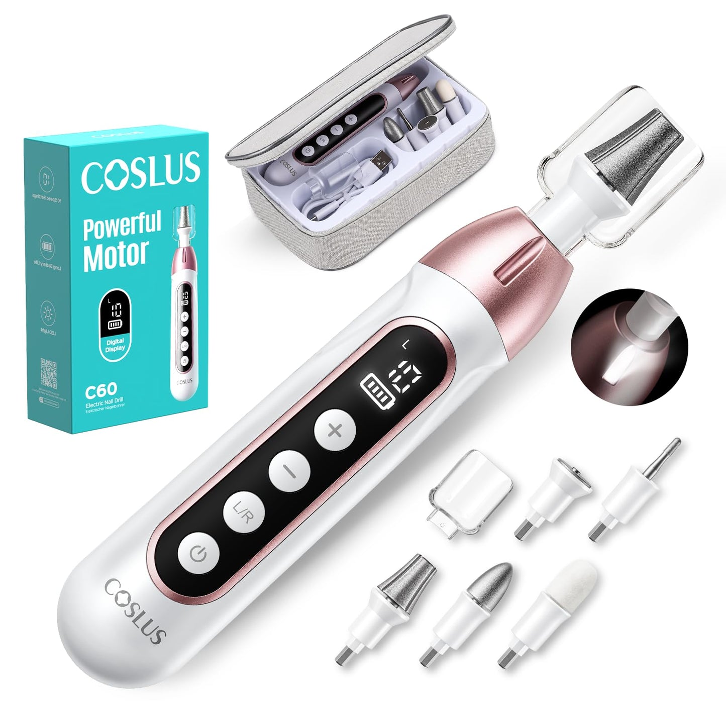 COSLUS Professional Manicure Pedicure Kit