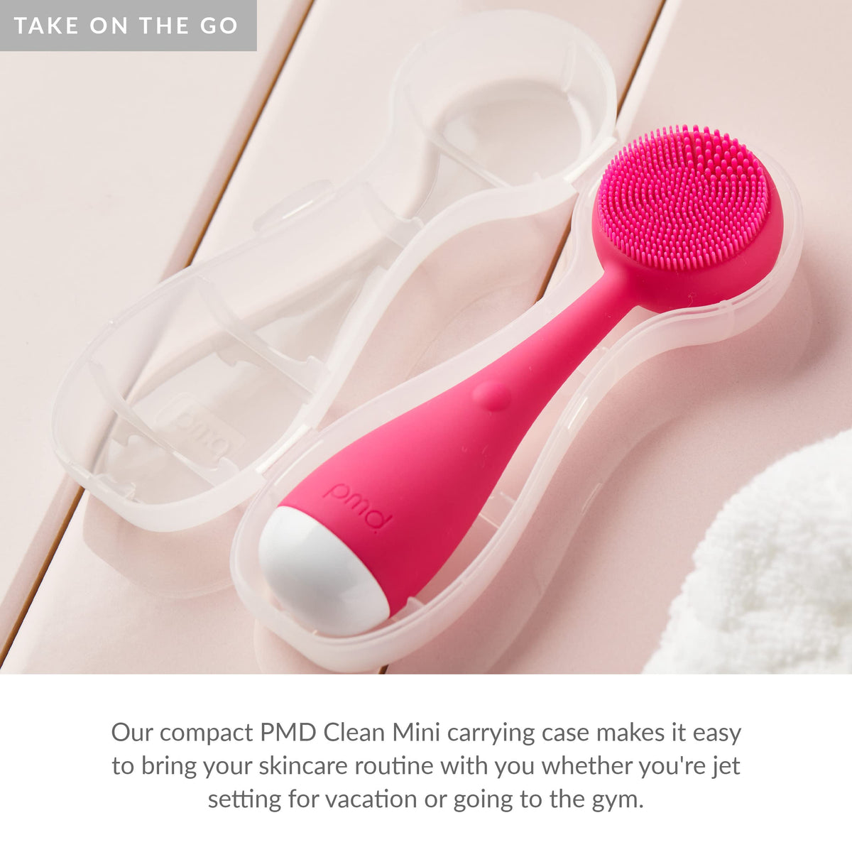 Smart Facial Cleansing Device with Silicone Brush & Skin Massager