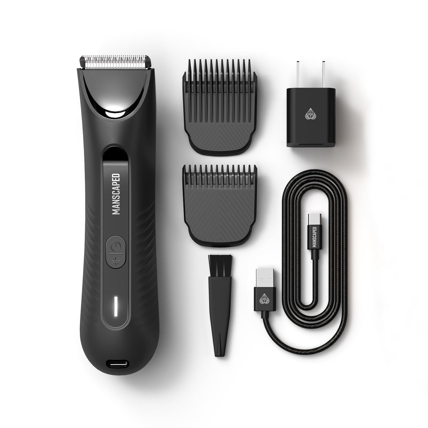 Waterproof Body Hair Trimmer with Skin-Safe Ceramic Blade Technology