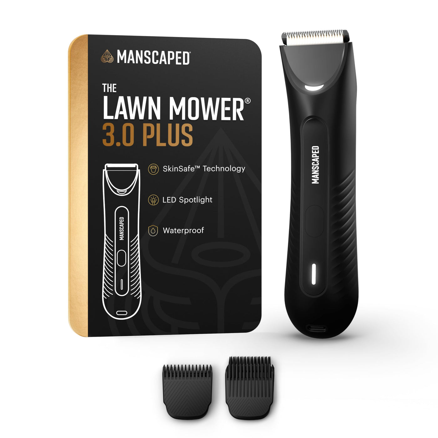 Waterproof Body Hair Trimmer with Skin-Safe Ceramic Blade Technology