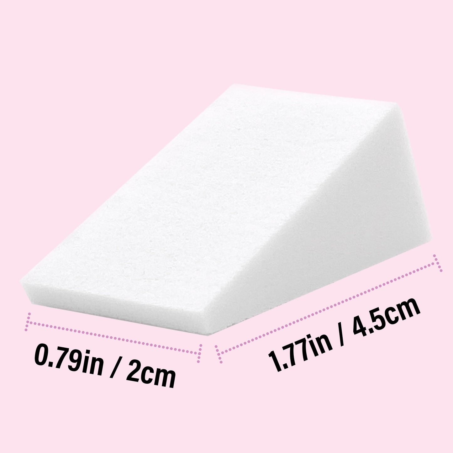 Latex-Free Makeup Sponge Wedges for Foundation & Blending Application