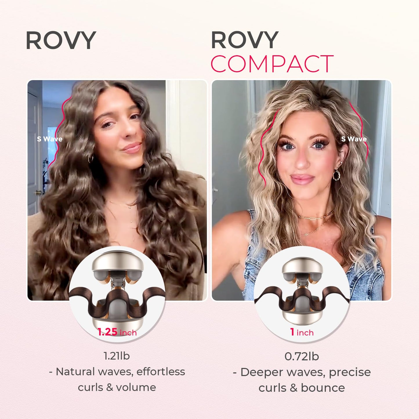 3-Barrel Hair Waver with Ionic Ceramic Technology for Beach Waves