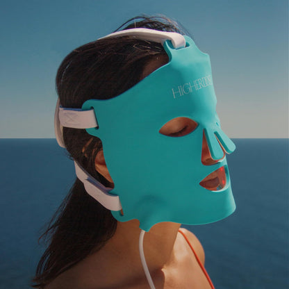 HigherDOSE Red Light Therapy Mask, FSA Eligible, FDA Cleared LED Face Mask