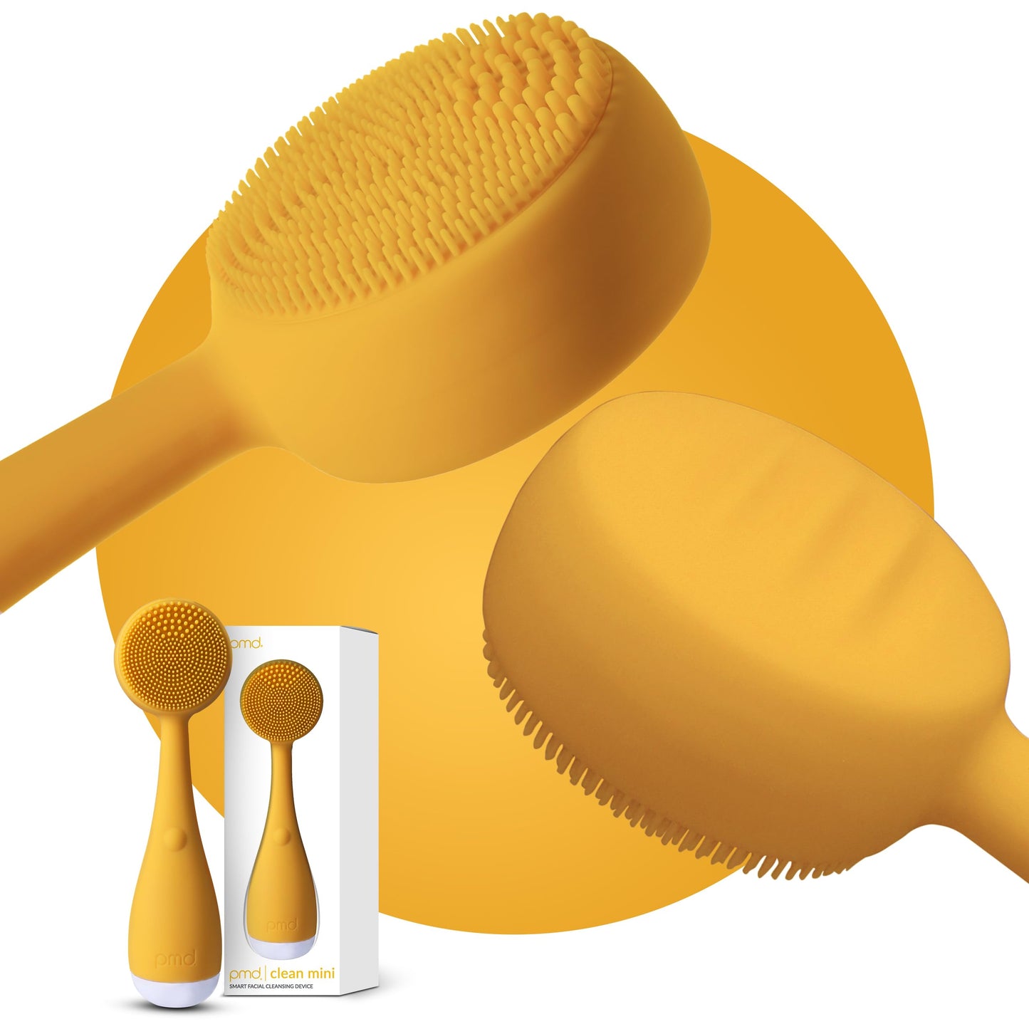 Smart Facial Cleansing Device with Silicone Brush & Skin Massager