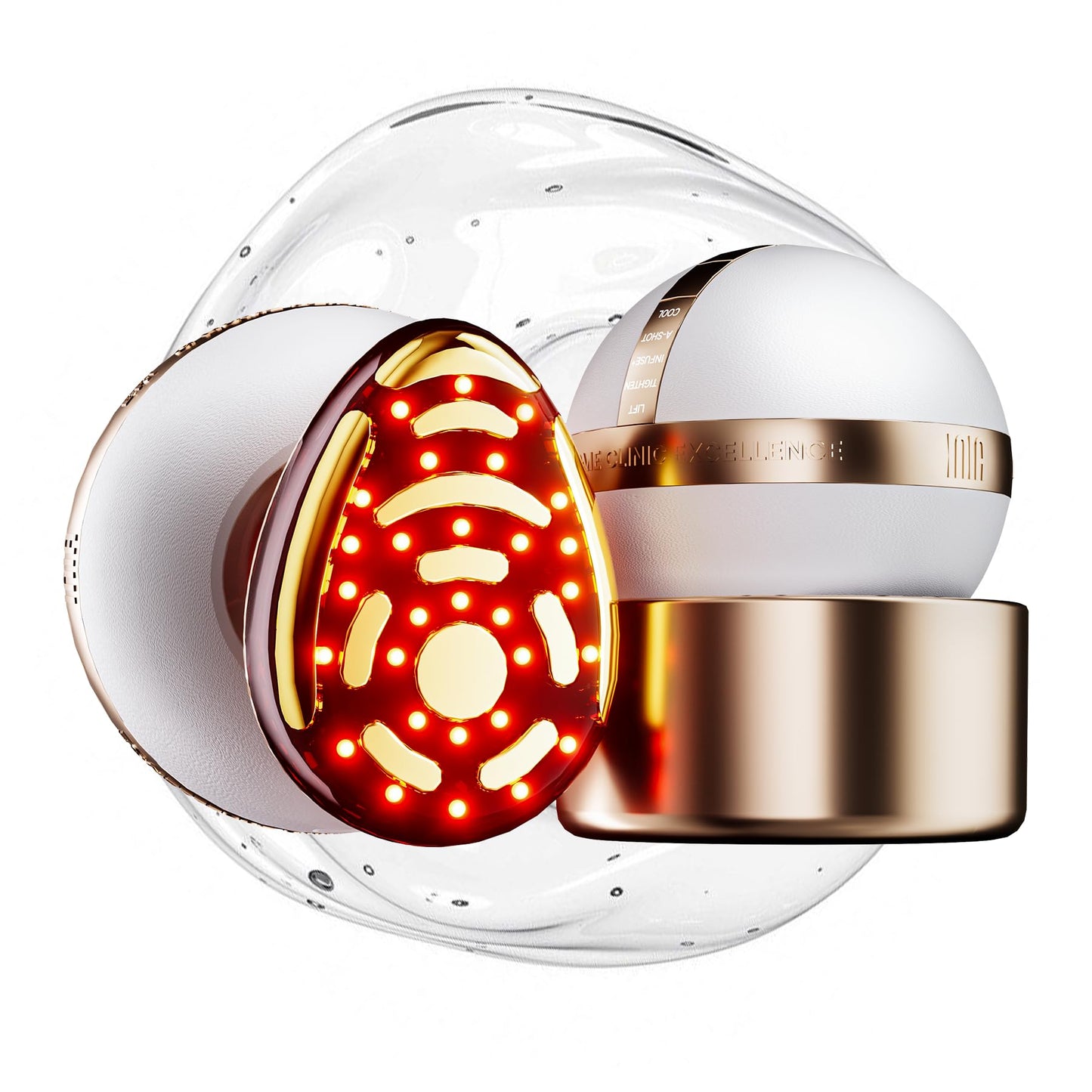 INIA SPHERA Upgraded 8-in-1 Microcurrent Facial Device for Face & Neck