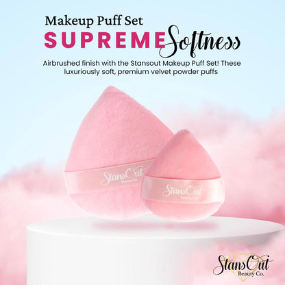Memory Foam Makeup Blending Sponges for Liquid, Cream & Powder Foundation Finish