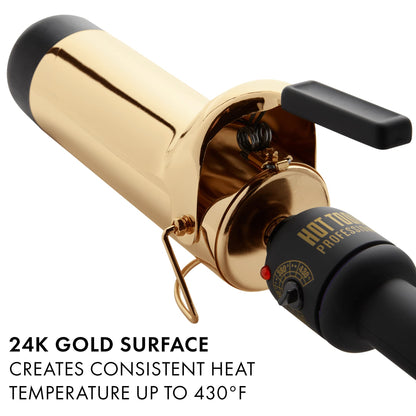 HOT Tools Professional Black Gold Curling Iron/Wand for Long Lasting Curls