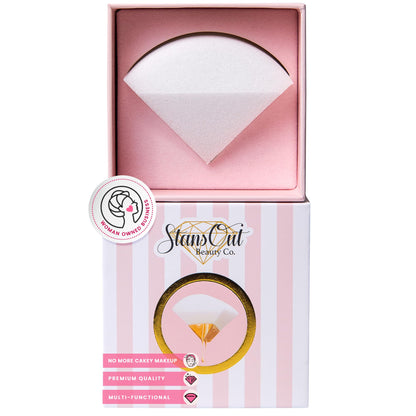 Memory Foam Makeup Blending Sponges for Liquid, Cream & Powder Foundation Finish