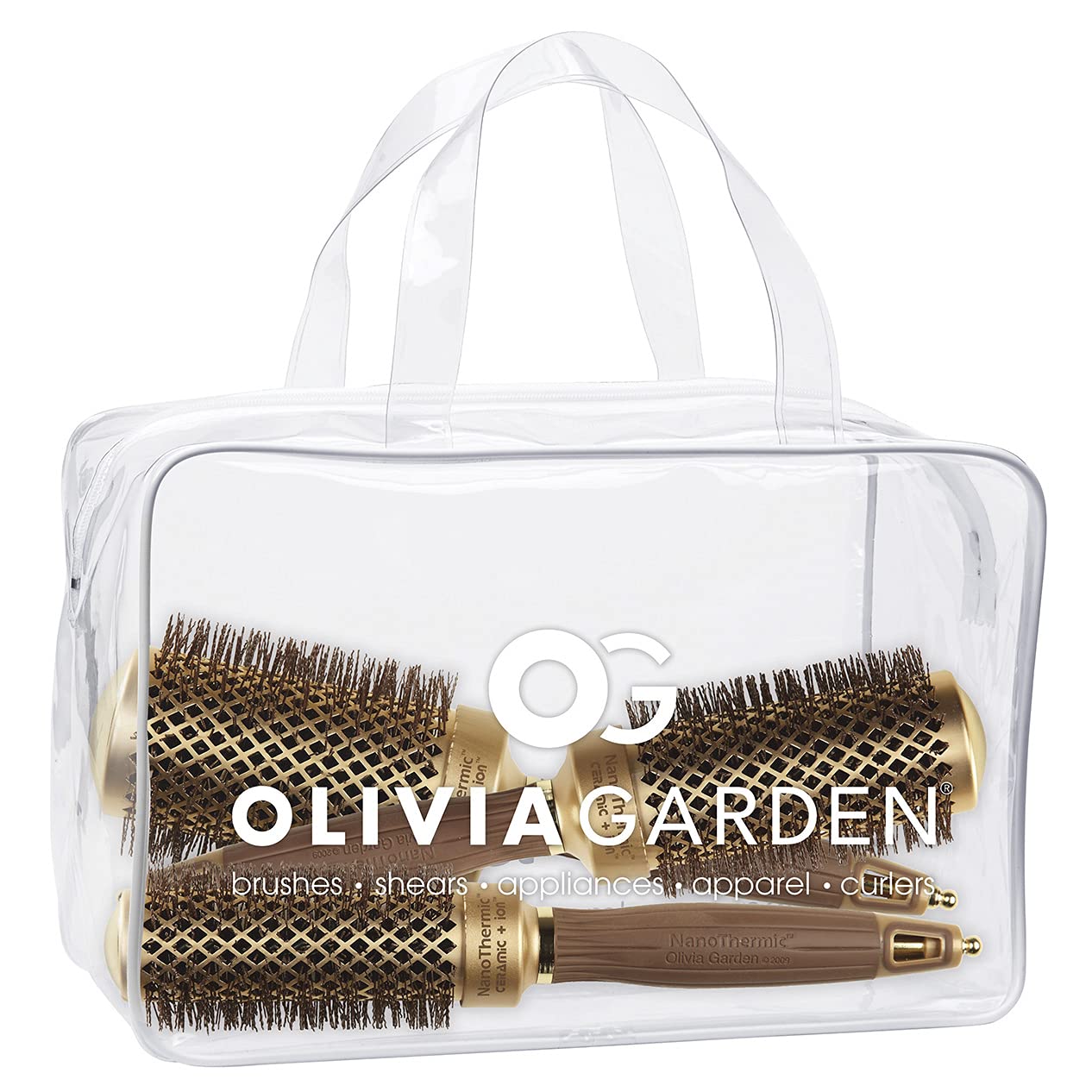 Ceramic Ionic Round Thermal Hair Brush for Professional Blowouts