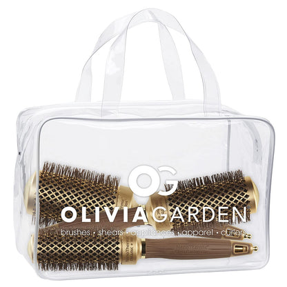 Ceramic Ionic Round Thermal Hair Brush for Professional Blowouts