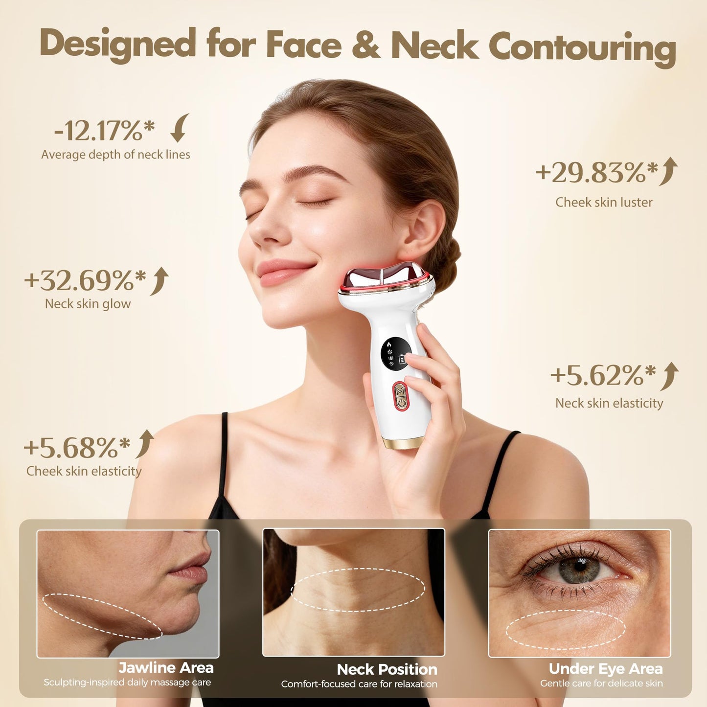 7-in-1 Red Light Facial Massager with Hot & Cold Gua Sha Therapy