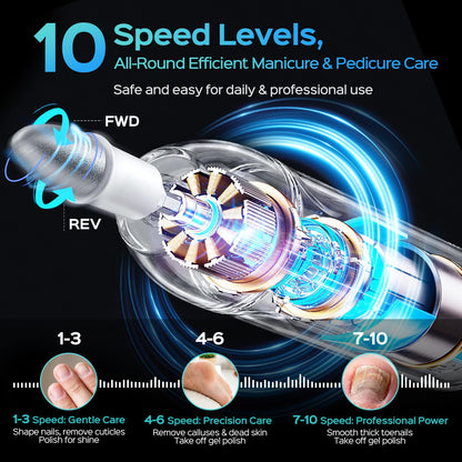 COSLUS Professional Manicure Pedicure Kit