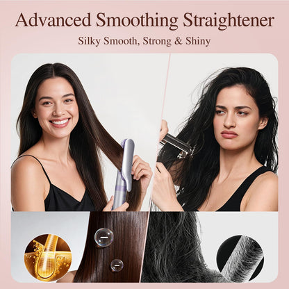 5-in-1 Hot Air Styler Brush for Hair Drying, Curling & Volumizing