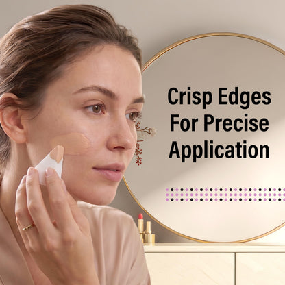 Latex-Free Makeup Sponge Wedges for Foundation & Blending Application