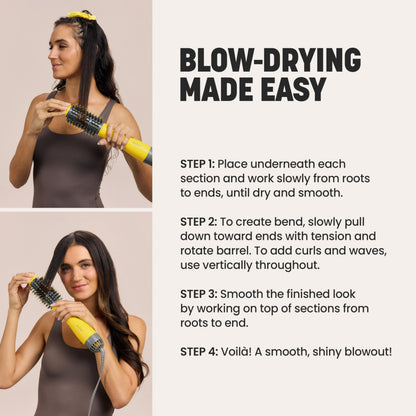 Blow-Dryer Brush for Faster Blowouts with Volume & Less Frizz