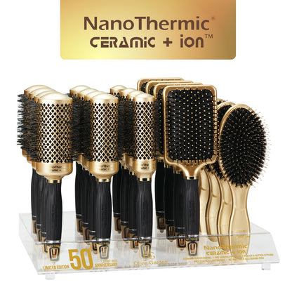 Ceramic Ionic Round Thermal Hair Brush for Professional Blowouts