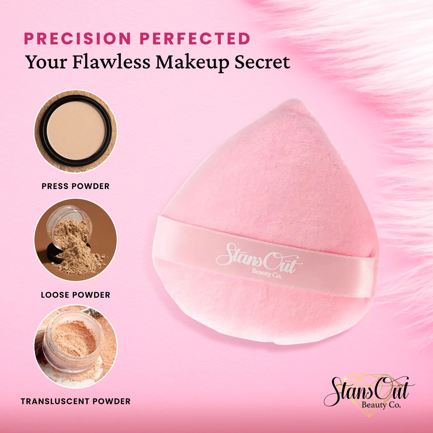 Memory Foam Makeup Blending Sponges for Liquid, Cream & Powder Foundation Finish