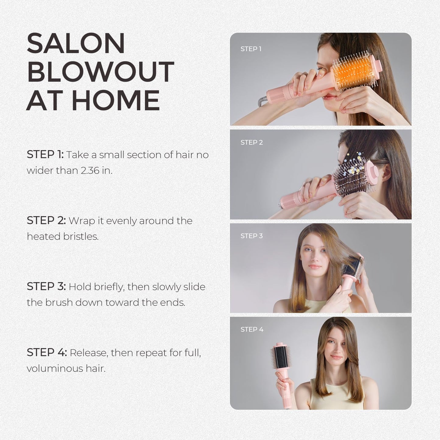 5-in-1 Ionic Hair Dryer Brush for Smooth Blowouts & Styling