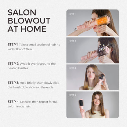 5-in-1 Ionic Hair Dryer Brush for Smooth Blowouts & Styling