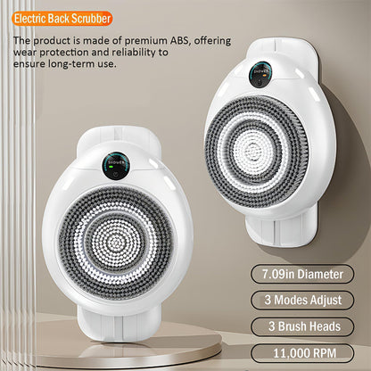 Wall-Mounted Electric Body Scrubber with Soft Bristles for Shower Care