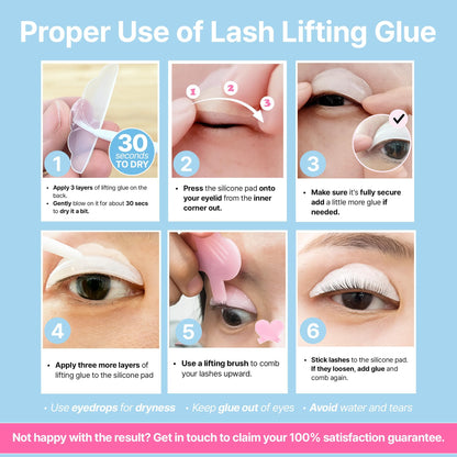 Lash Lift & Brow Lamination Kit for Eyelash and Brow Styling