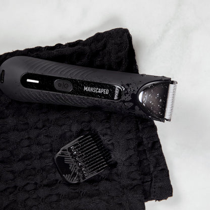 Waterproof Body Hair Trimmer with Skin-Safe Ceramic Blade Technology